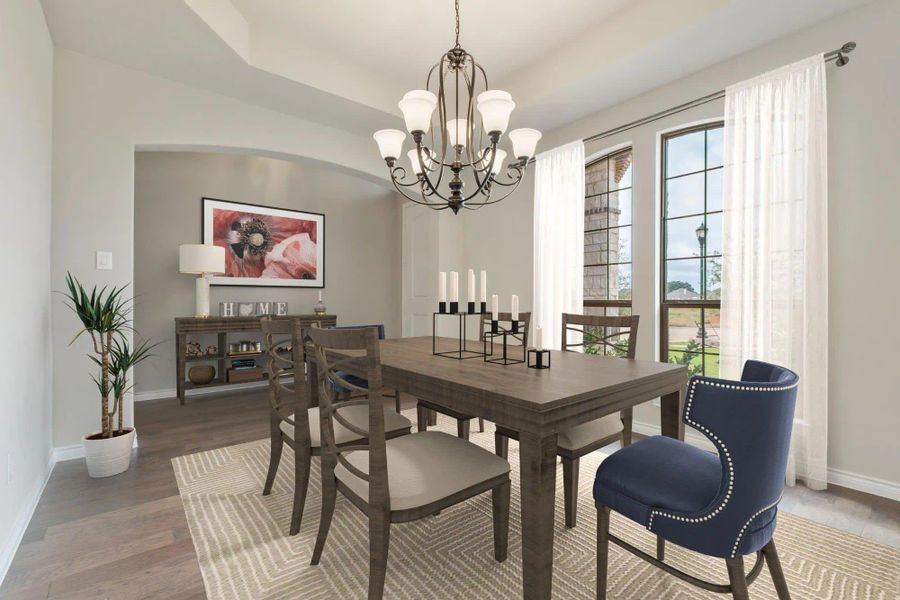 Dining Room | Concept 2671 at Oak Hills in Burleson, TX by Landsea Homes