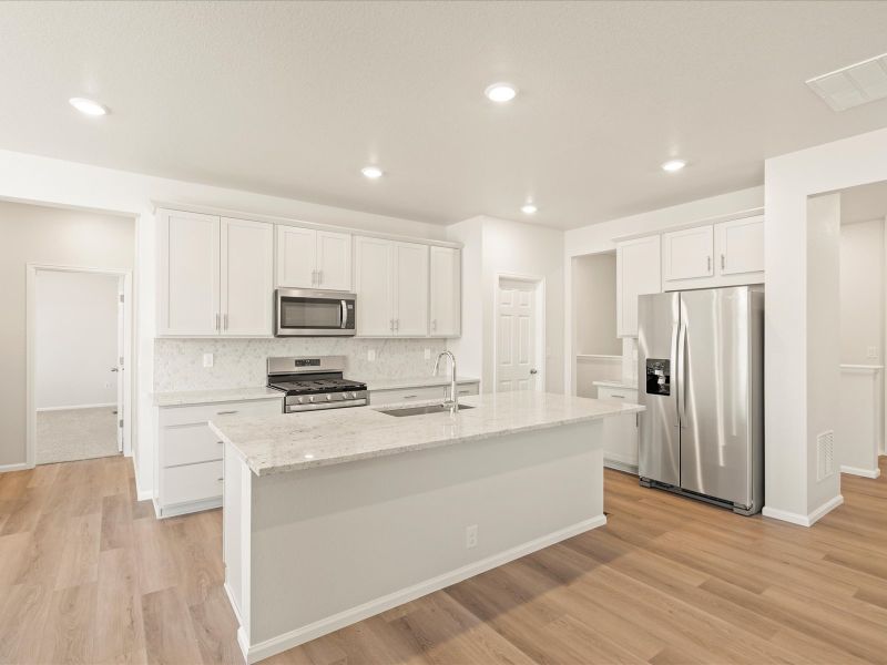 The Granby floorplan interior image taken at a Meritage Homes community in Northern, Colorado.