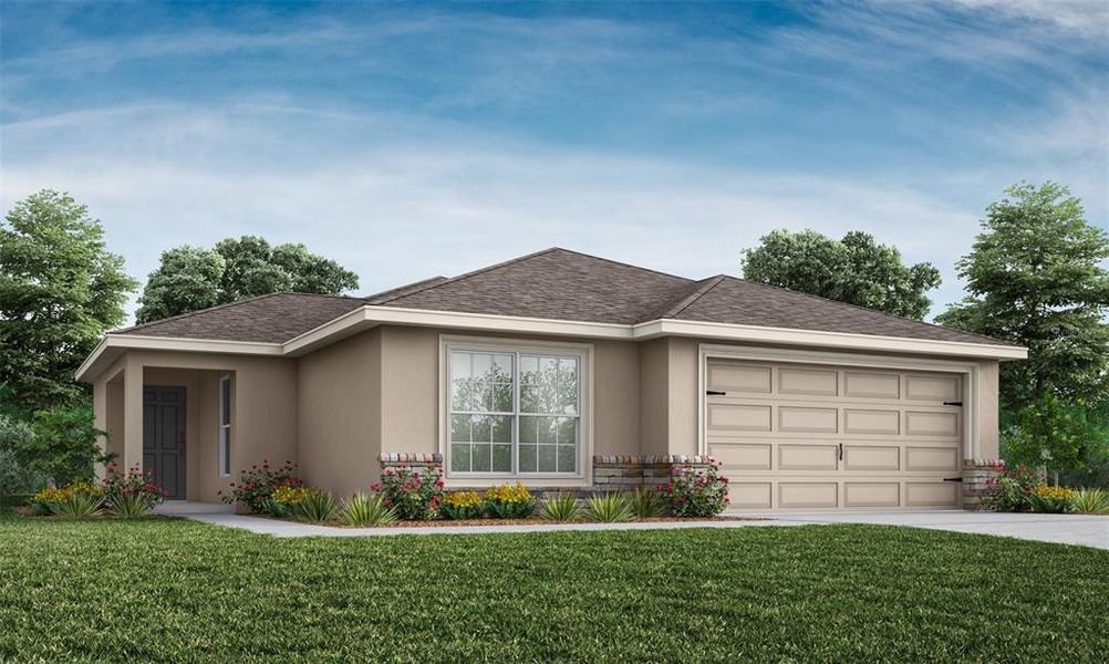 New construction Single-Family house 6988 Twisting Pines Loop, Zephyrhills, FL 33541 Orchid- photo