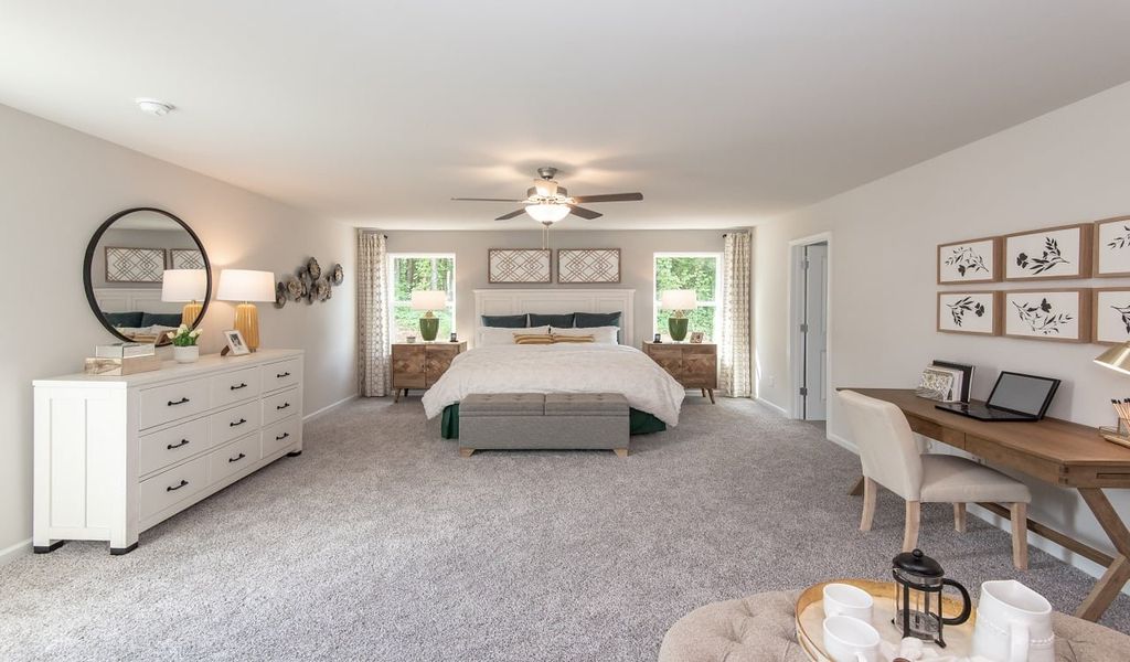 Taylorsville floorplan modeled at Meadows at Bay Creek in Loganville, GA.