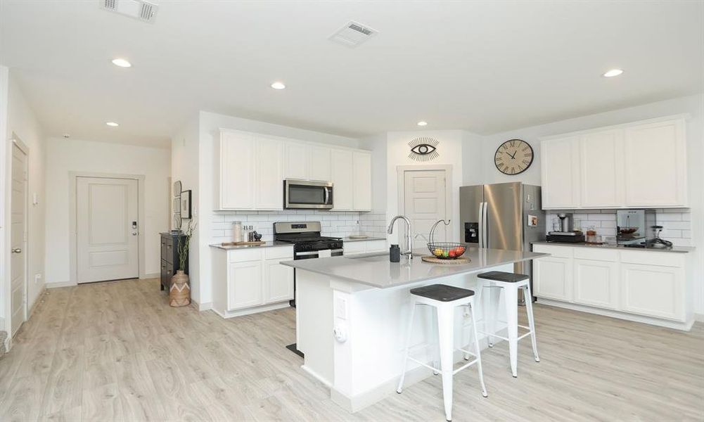 Large kitchen with plenty of room for cooking your favorite meal.