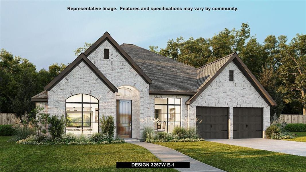 New construction Single-Family house Design 3257W, Ford Trail, New Braunfels, TX 78130 - photo
