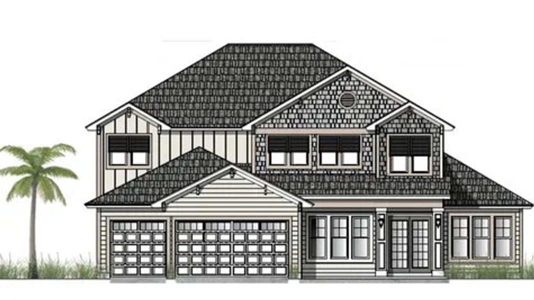New construction Single-Family house Plan 3863, 79 Oak Heights Court, Saint Augustine, FL 32092 - photo