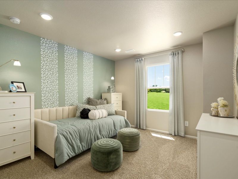 Evergreen Floorplan interior image taken at a Meritage Homes community in Windsor, CO.