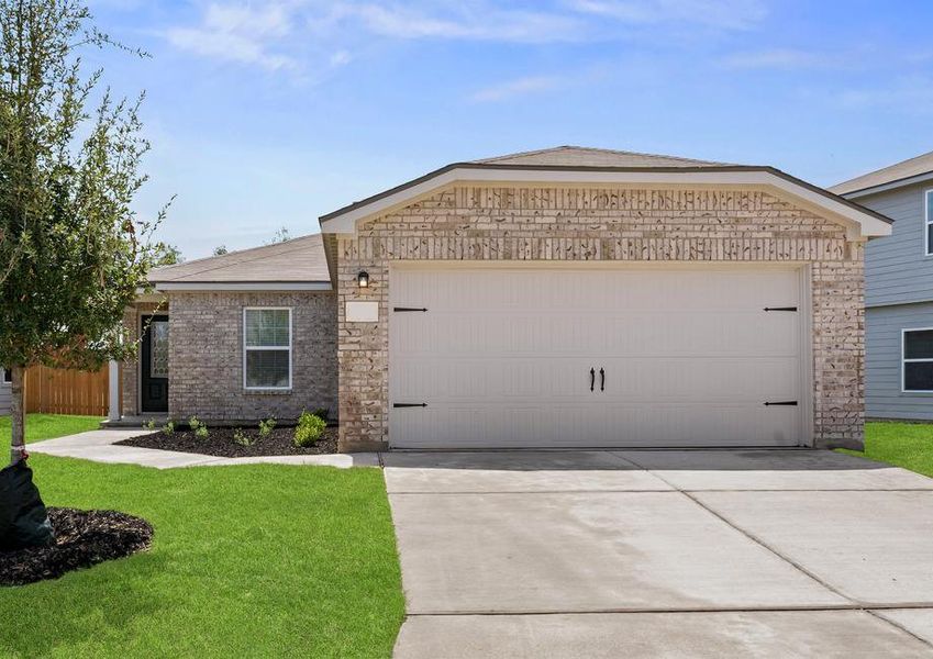 A beautiful brick home with excellent landscaping