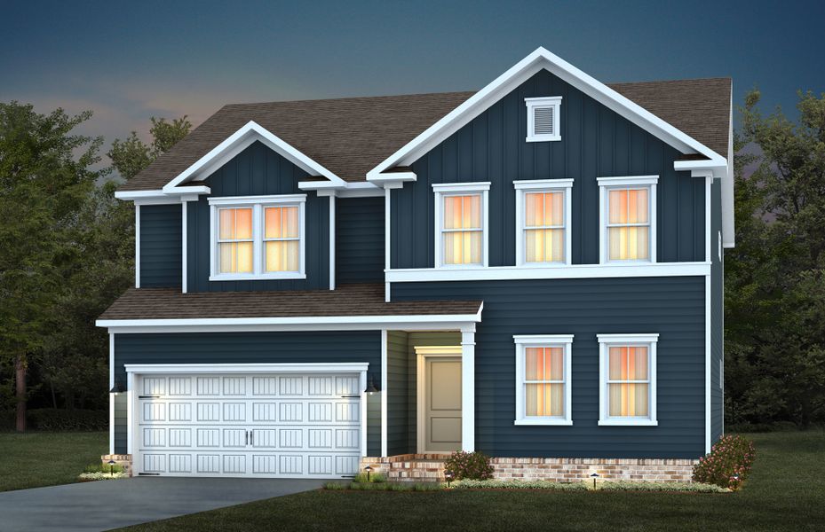 New construction Single-Family house Mitchell, 7409 Fayetteville Road, Raleigh, NC 27603 - photo