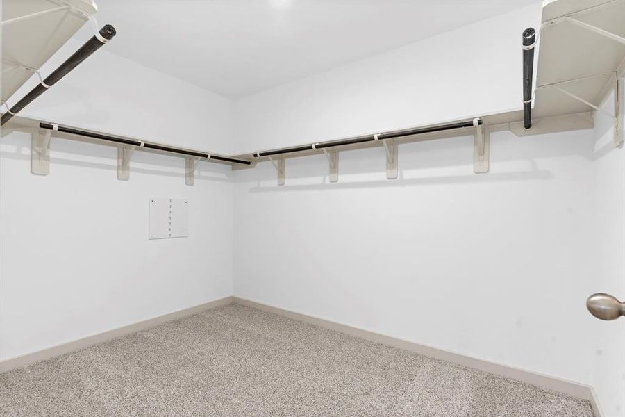 Wonderful Large Primary Suite Walk in closet! **Image Representative of Plan Only and May Vary as Built**
