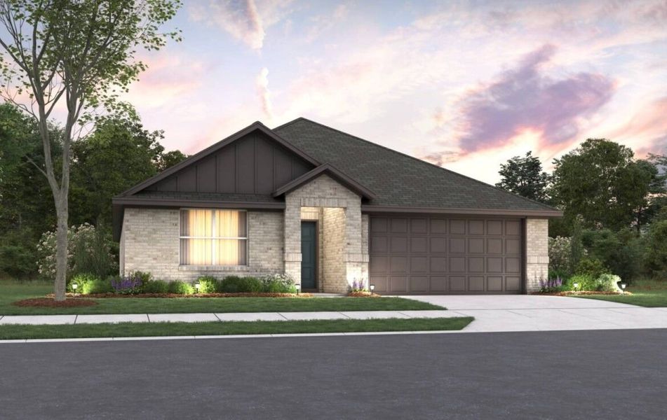 New construction Single-Family house Grier DEF, 508 Hickory Ridge Drive, Van Alstyne, TX 75495 - photo
