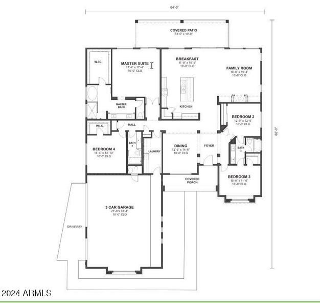 3063 Sq. ft. Floor Plan