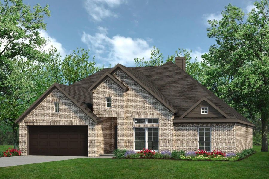 Elevation C | Concept 2393 at Lovers Landing in Forney, TX by Landsea Homes