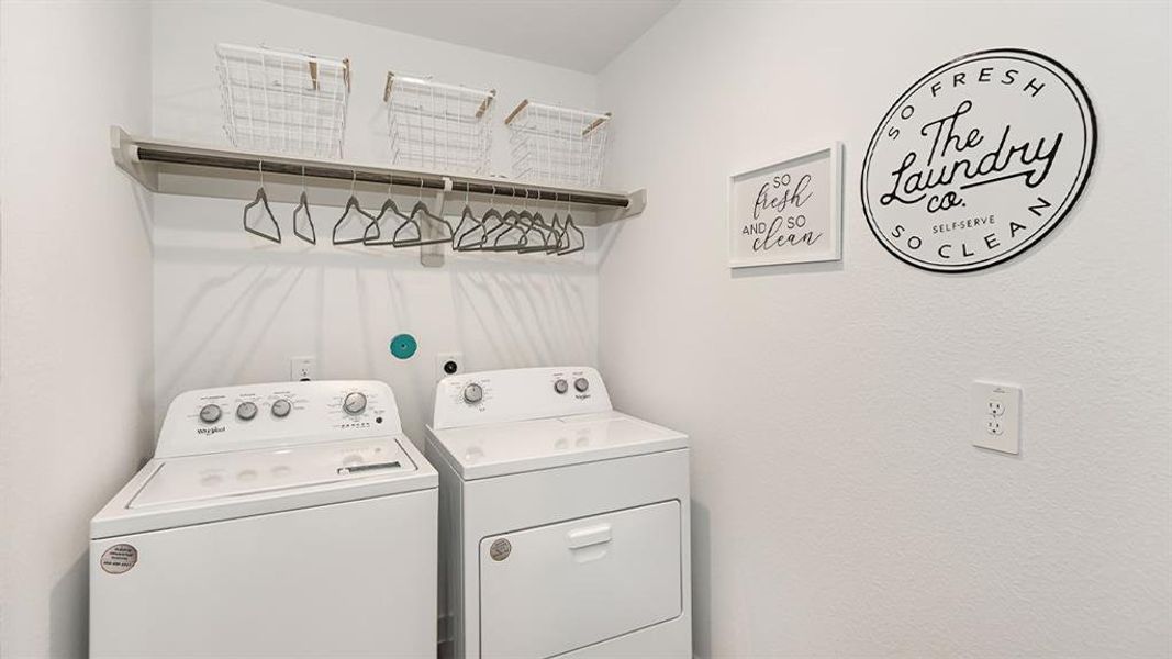 Laundry Area! **Image Representative of Plan Only and May Vary as Built**