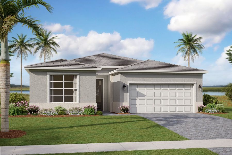 New construction Single-Family house 9835 Sw Veronese Dr, Port St. Lucie, FL 34987 Haven- photo