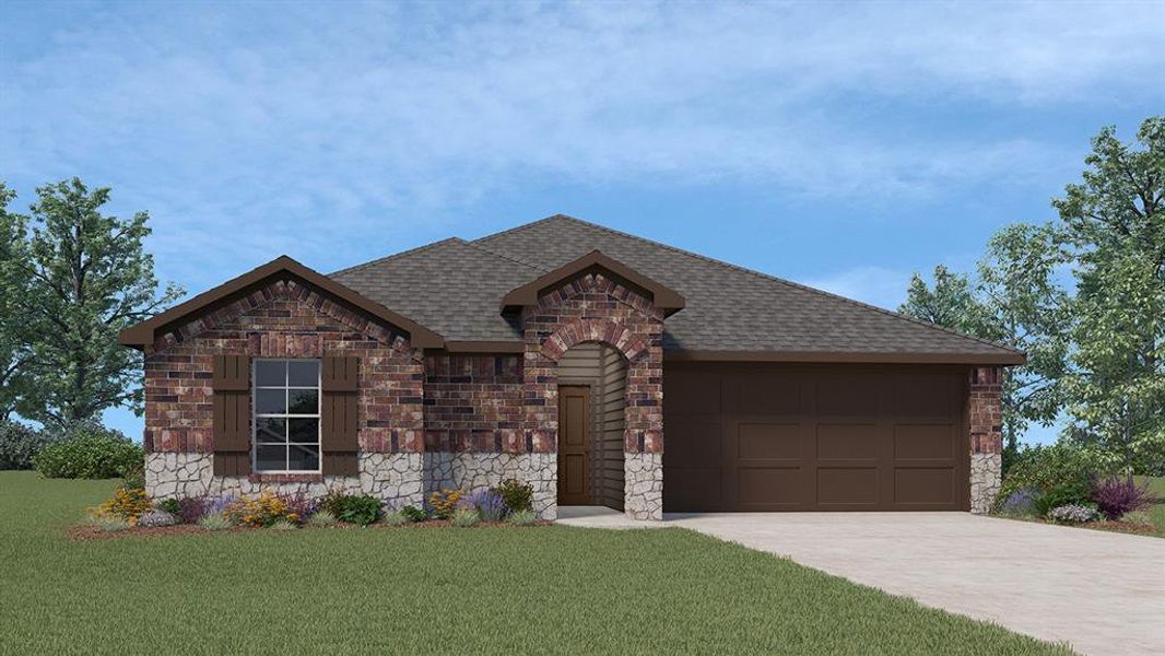 New construction Single-Family house 1110 Grand View Drive, Ennis, TX 75119 X40A Ashburn- photo