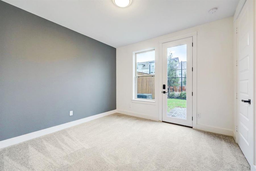 One of two 1st floor bedrooms