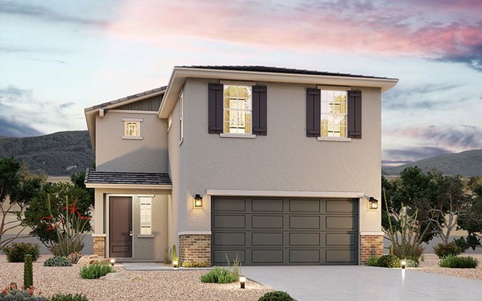 The 2038 Elevation B at The Villas Collection