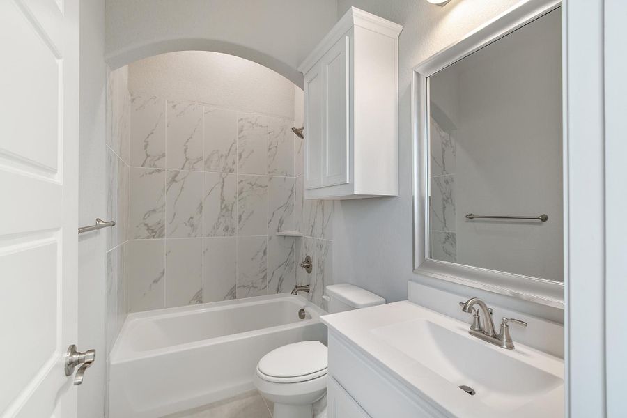 Bathroom 2 | Concept 3634 at The Meadows in Gunter, TX by Landsea Homes