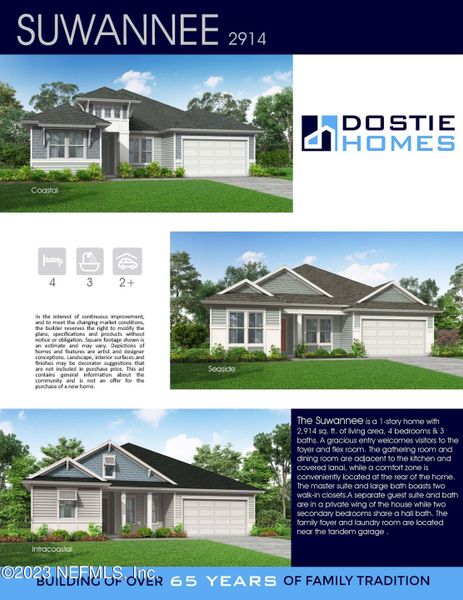 New construction Single-Family house 344 Palm Crest Dr, Ponte Vedra, FL 32081 The Suwannee - photo
