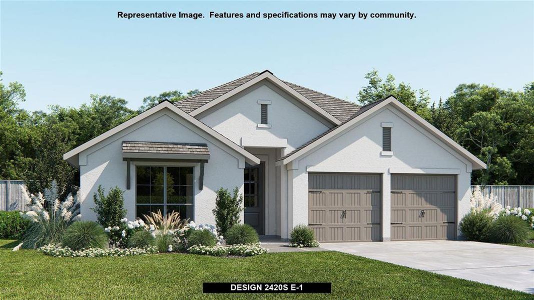 New construction Single-Family house Design 2420S, 104 Lake Como Point, New Braunfels, TX 78130 - photo