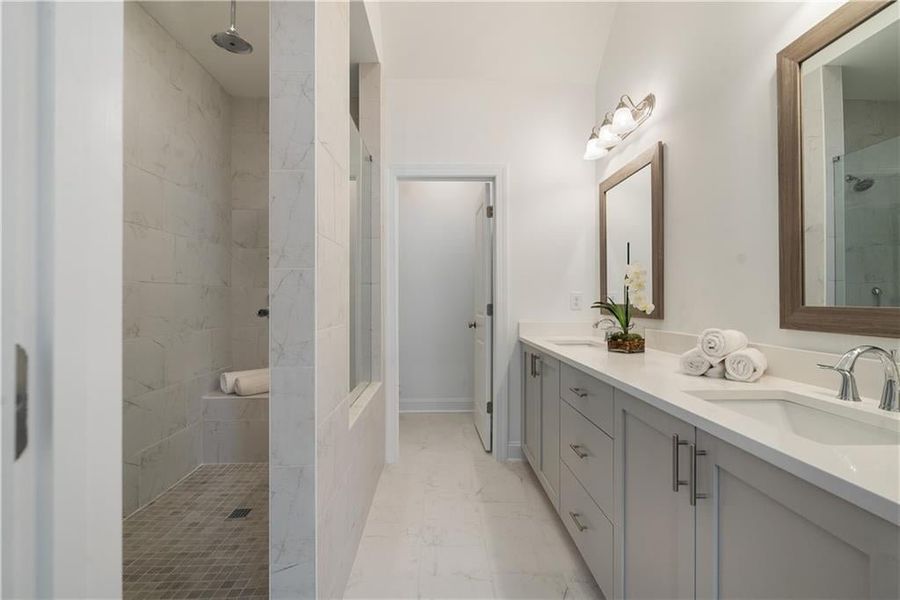 Enlarged Shower is a show stopper! - Photos shown are of model home for viewing purpose only.