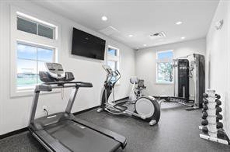 View of exercise room