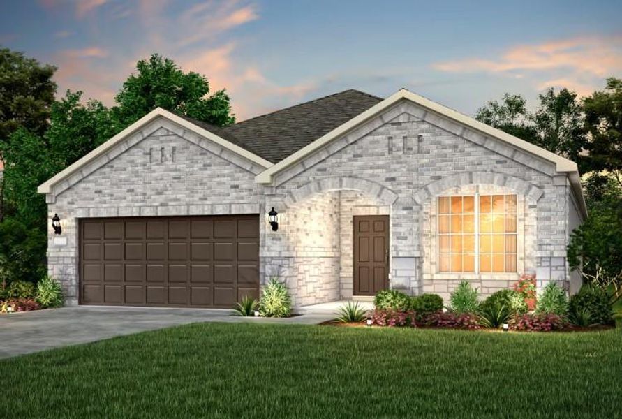 Pulte Homes, Burnet elevation 36, rendering