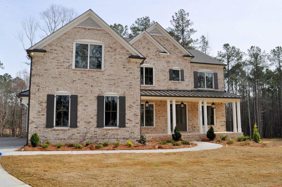 New construction Single-Family house Oxford B, 295 Old Dawsonville Road, Ball Ground, GA 30107 - photo