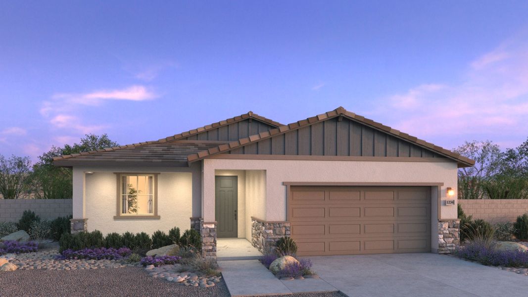 New construction Single-Family house Residences Collection Plan 4002, 20254 N 222Nd Ave, Surprise, AZ 85387 - photo