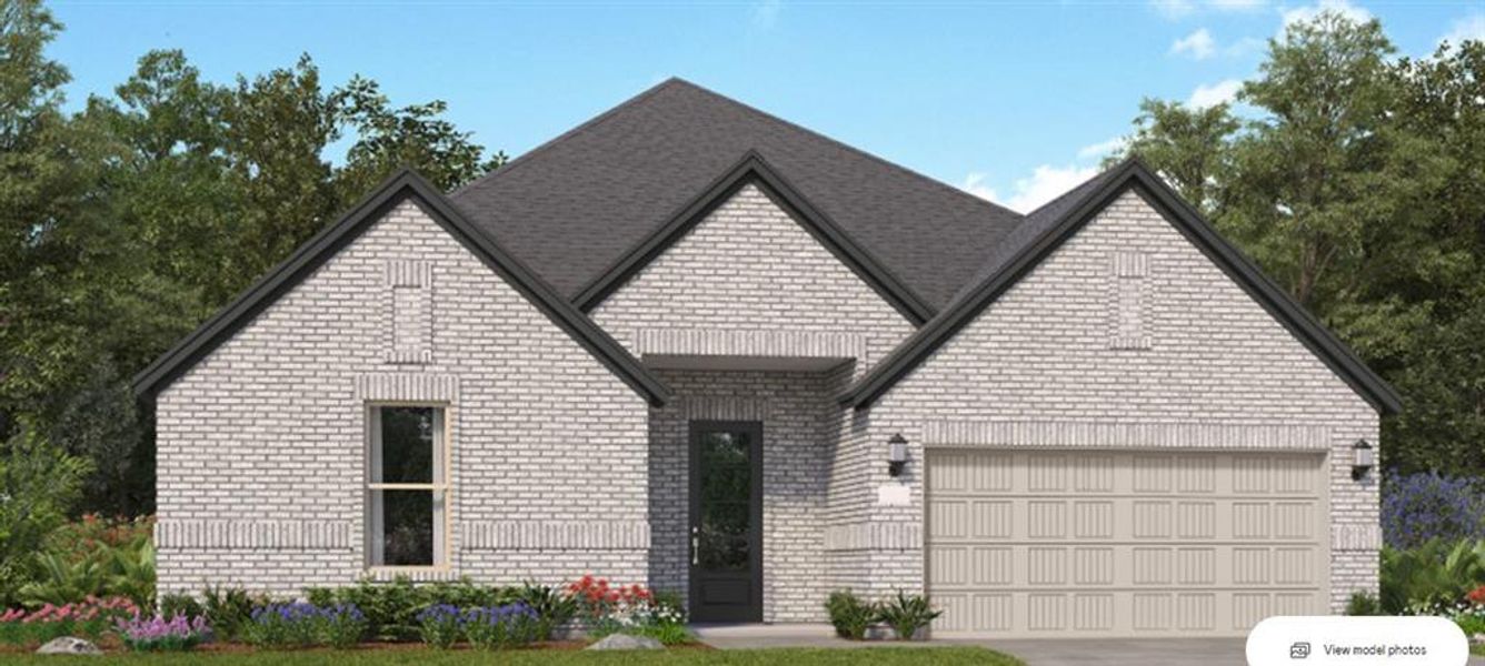 New construction Single-Family house 18008 Brennie Bird Lane, Conroe, TX 77302 Melrose II- photo