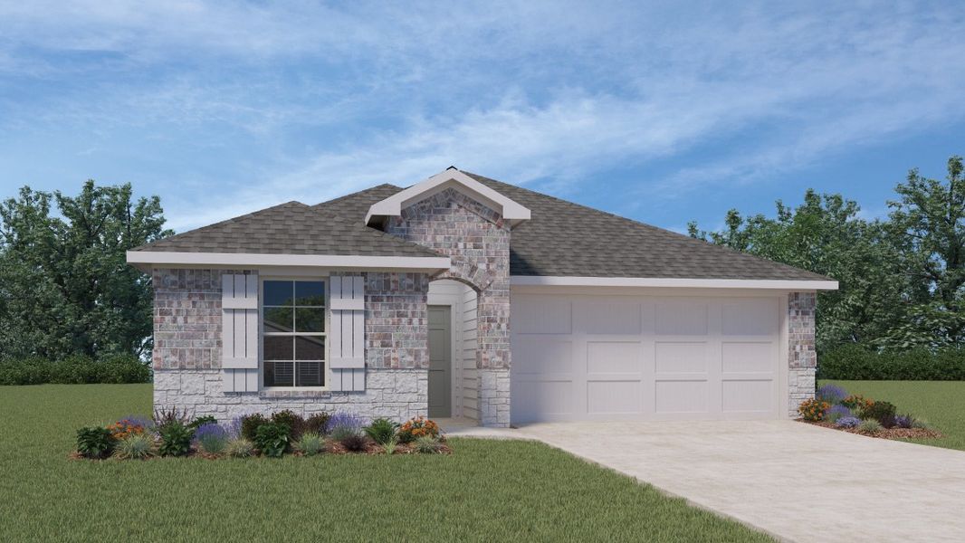 New construction Single-Family house 2908 Indian Clover Trail, Leander, TX 78641 The Caden- photo
