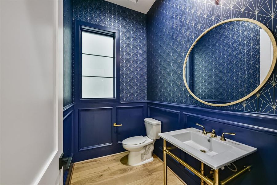 Powder Room off of Kitchen