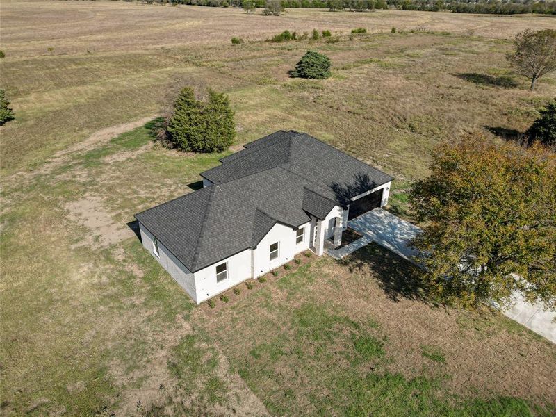 Bird's eye view with a rural view