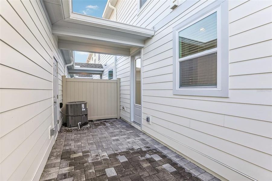 Private Courtyard Patio