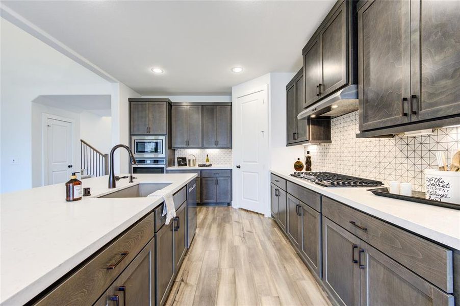 Large kitchen island