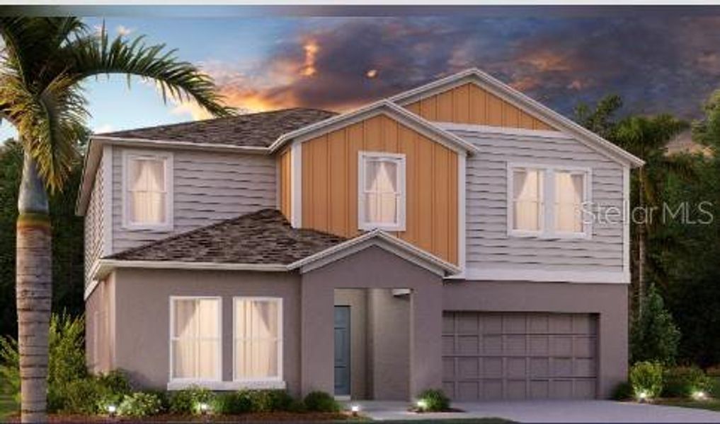 New construction Single-Family house 12806 Halter Steer Road, Lithia, FL 33547  Catalina- photo