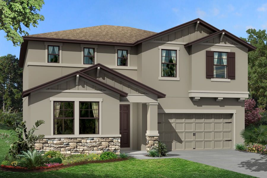 New construction Single-Family house Renau, 4814 Foxglove Circle, Lakeland, FL 33811 - photo