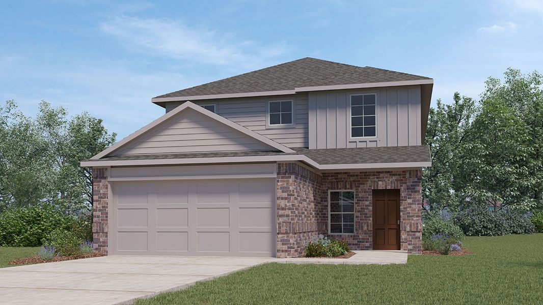 New construction Single-Family house The Nicole, 4114 Bay Leaf Loop, Von Ormy, TX 78073 - photo