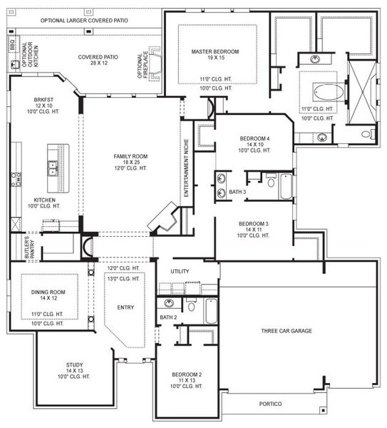 New construction Single-Family house Dartmouth 3597.3, 750 Grand Central Parkway, Conroe, TX 77304 - photo