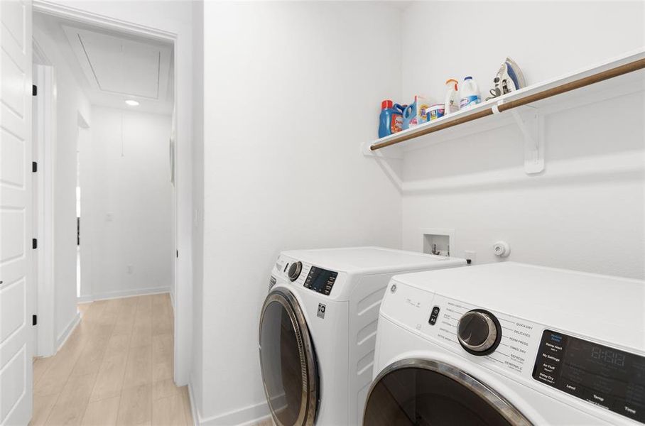 Laundry Room - Included Washer and Dryer