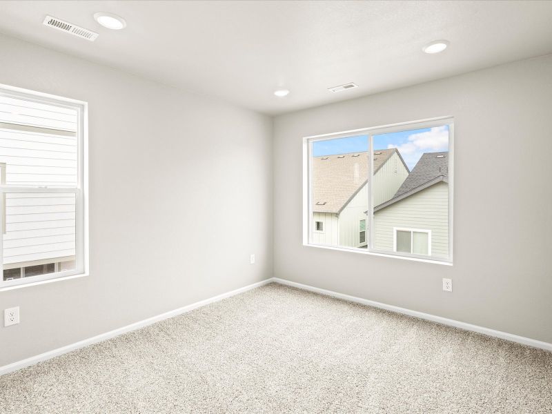 The Crestone floorplan, images taken at Baseline.