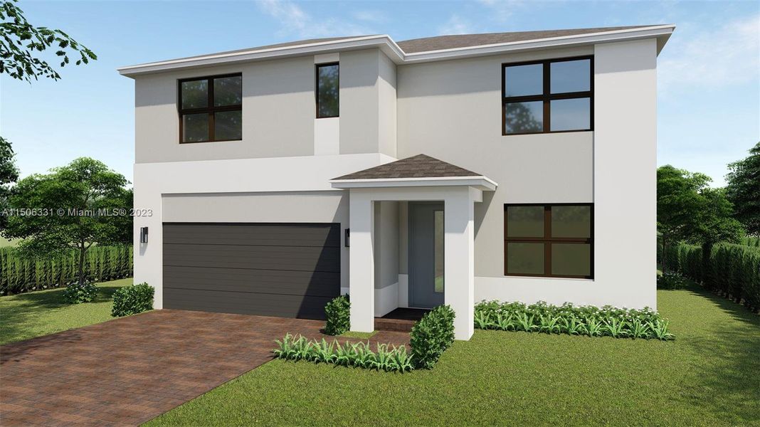 New construction Single-Family house 12924 Sw 265 Terrace, Miami, FL 33032 Hayden- photo