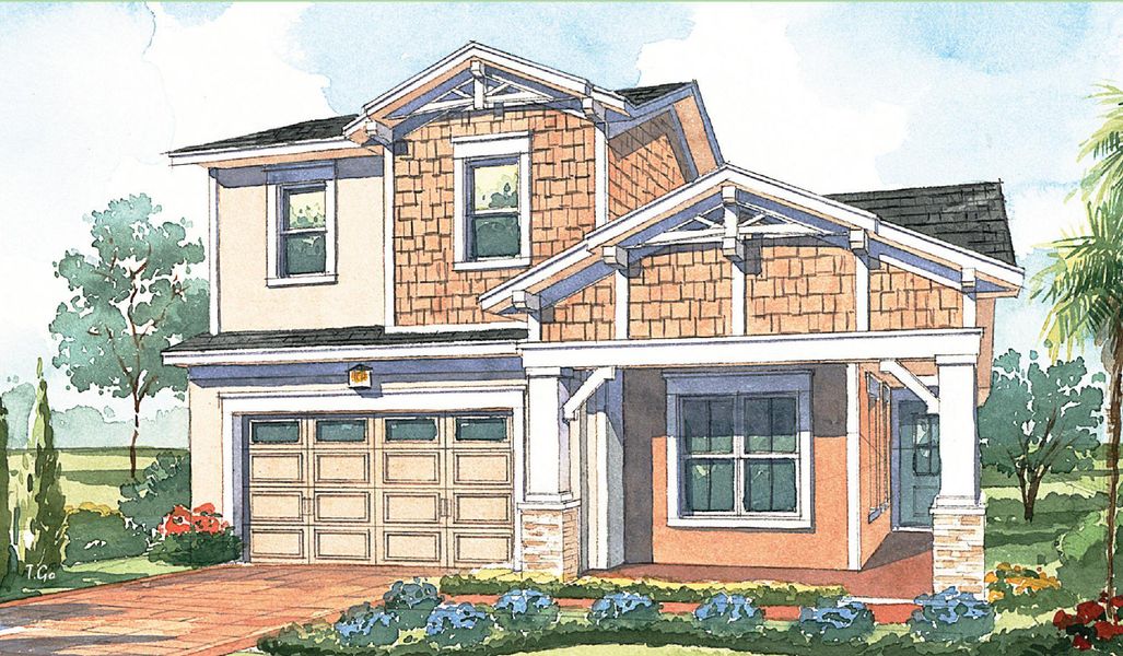 New construction Single-Family house Marco II, 4910 Twin Lakes Boulevard, Saint Cloud, FL 34772 - photo