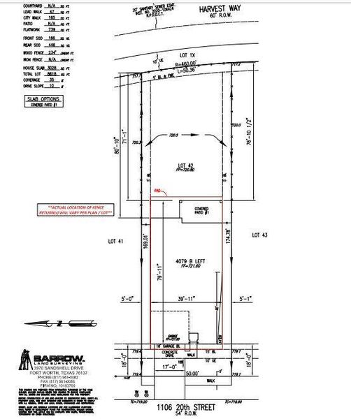 Plot Plan