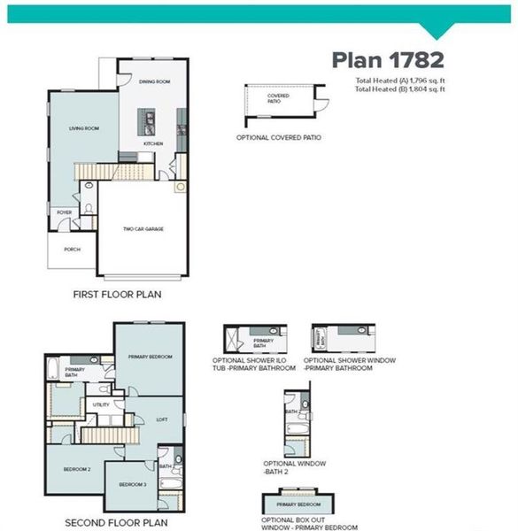 Harvest Ridge 1782 Floor Plan