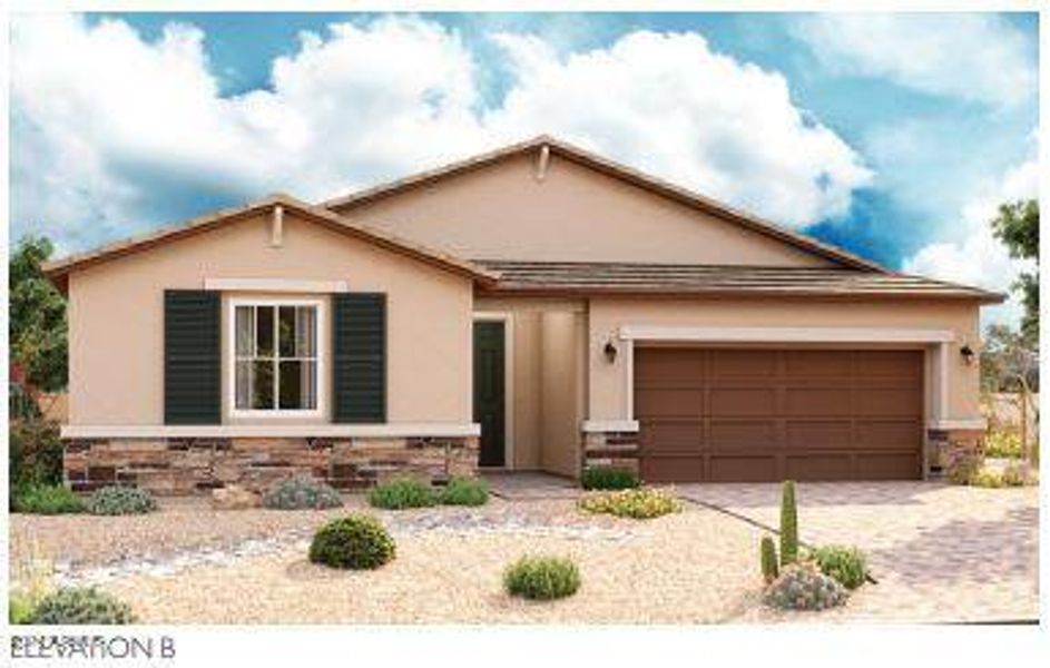 New construction Single-Family house 19576 W Cartwright Avenue, Buckeye, AZ 85396 Celeste- photo