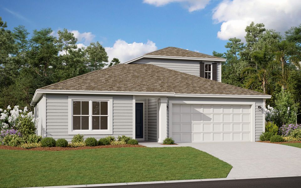 New construction Single-Family house 49 Barbosa Tr St, Saint Augustine, FL 32095 Amherst II- photo