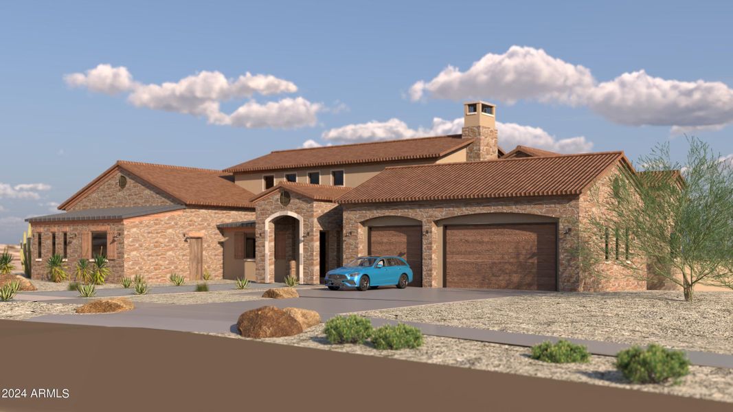 New construction Single-Family house 21279 W Black Rock Drive, Buckeye, AZ 85396 - photo