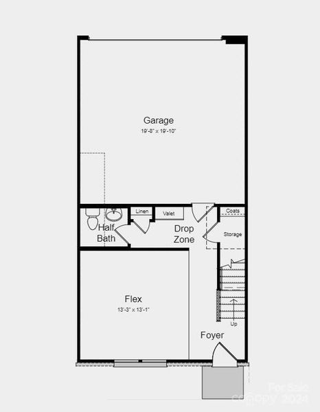 Floor Plan - Structural options added include:  Fireplace, storage room, ledge in primary bath, and gourmet kitchen.