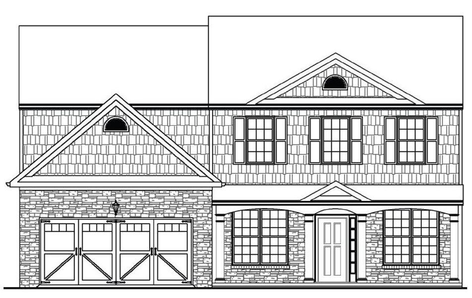 New construction Single-Family house Oxford, 8534 East Cherokee Drive, Canton, GA 30115 - photo