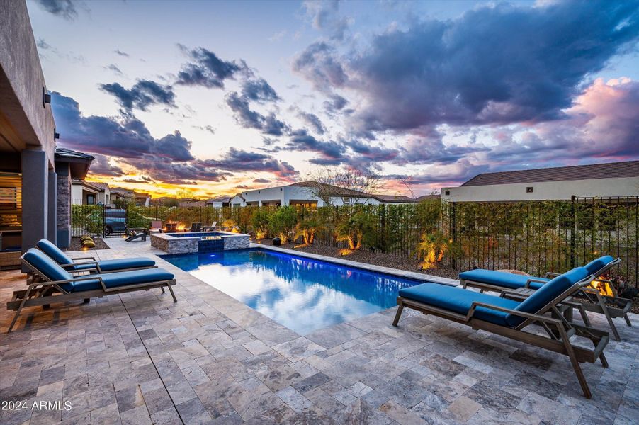 Lounge around the Pool