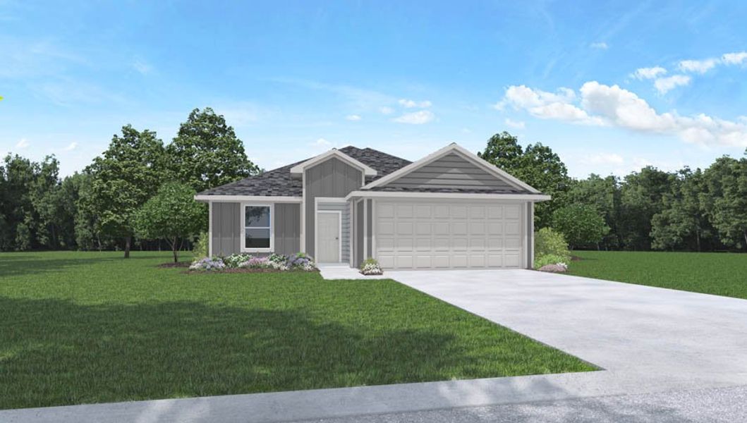 New construction Single-Family house 14720 Evergreen Orchards Lane, Splendora, TX 77372 Plan X35B- photo